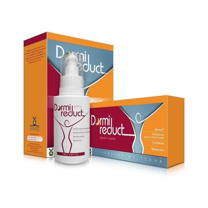 Comprar online DORMI REDUCT 60 CAPSULAS + 150 ML spray de TEGOR