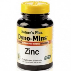 Comprar online DYNO MINS ZINC 15 mg 90 Comp de NATURES PLUS. Imagen 1