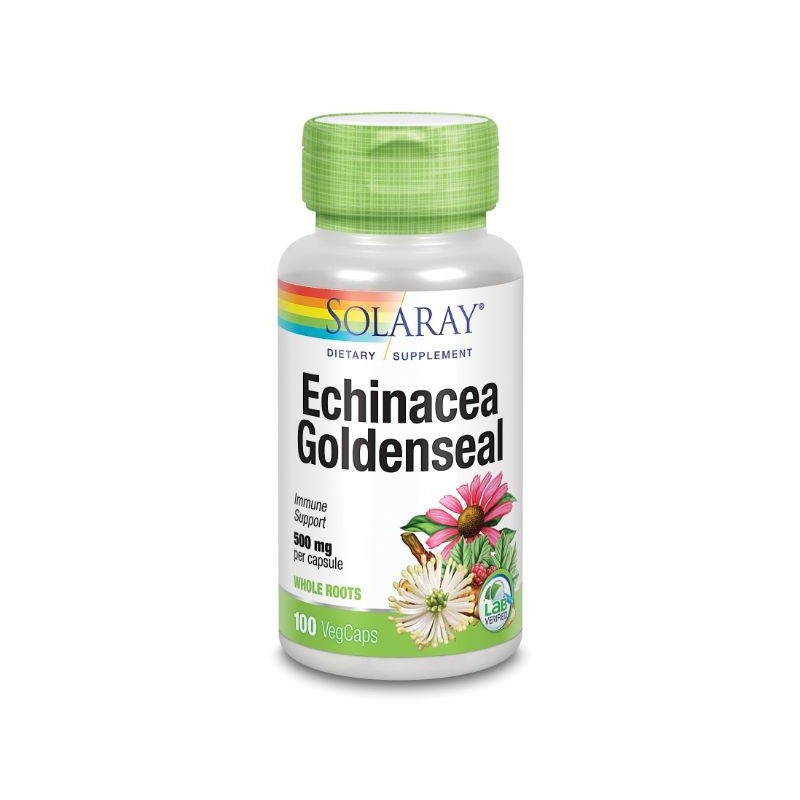 Comprar online ECHINACEA ROOT & GOLDEN SEAL ROOT 500 mg 100 Vcaps de SOLARAY