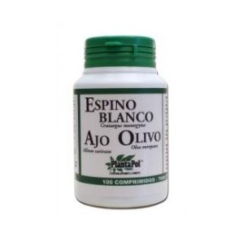 Comprar online ESPINO BLANCO AJO OLIVO 550 mg 100 Comp de PLANTA POL