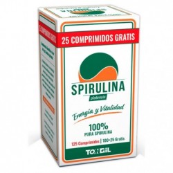 Comprar online ESPIRULINA 100 + 25 COMPRIMIDOS de TONGIL. Imagen 1