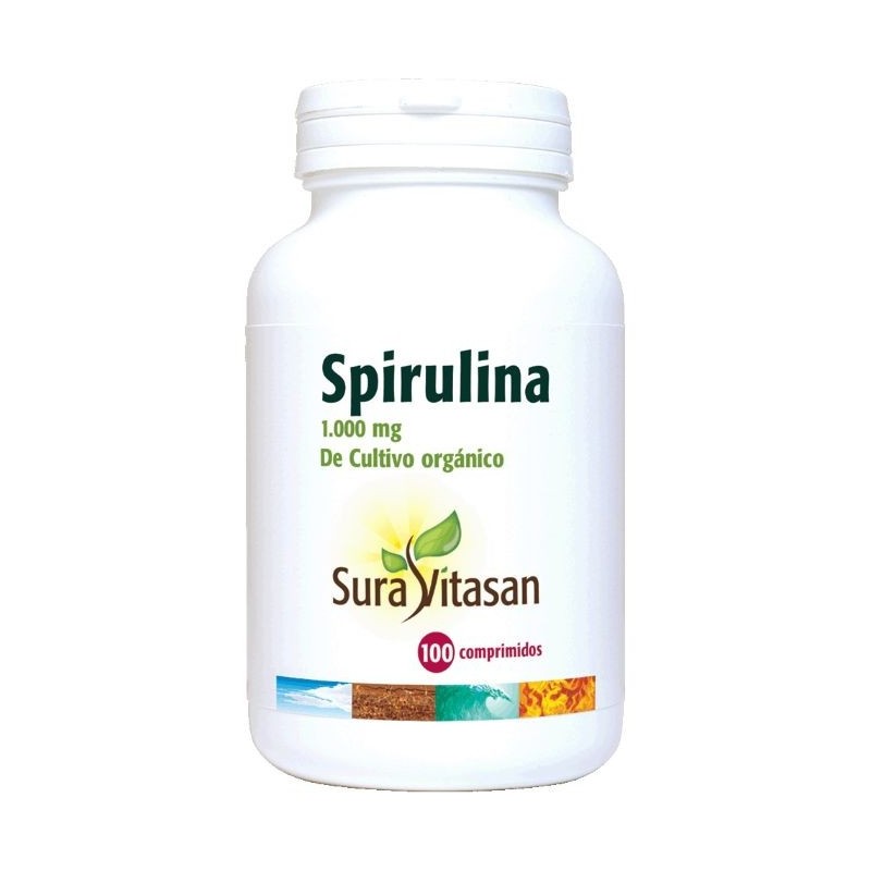 Comprar online ESPIRULINA 1000 mg 100 Comp de SURA VITASAN