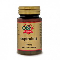 Comprar online ESPIRULINA 400 mg 100 Tabletas de OBIRE. Imagen 1