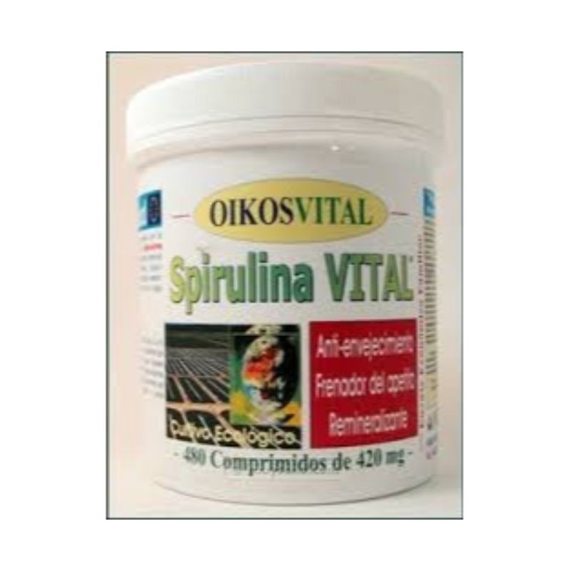 Comprar online ESPIRULINA-VITAL 400 mg 90 Comp de OIKOS