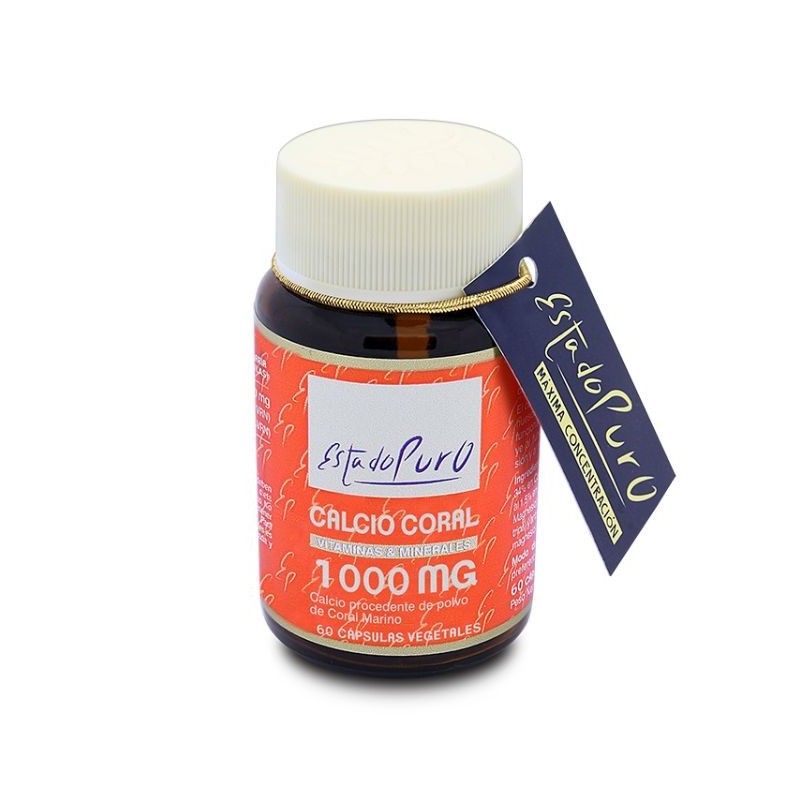 Comprar online ESTADO PURO CALCIO CORAL 1000 mg 60 Vcaps de TONGIL