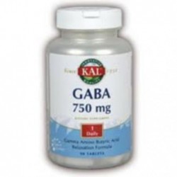Comprar online GABA 750 mg 90 Comp de KAL. Imagen 1