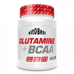 Comprar online GLUTAMINA + BCAA COMPLEX 1000 mg LIMON de VIT.O.BEST. Imagen 1