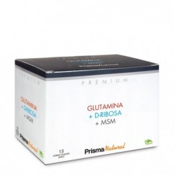 Comprar online GLUTAMINA + D-RIBOSA + MSM 15 sticks de PRISMA PREMIUN. Imagen 1