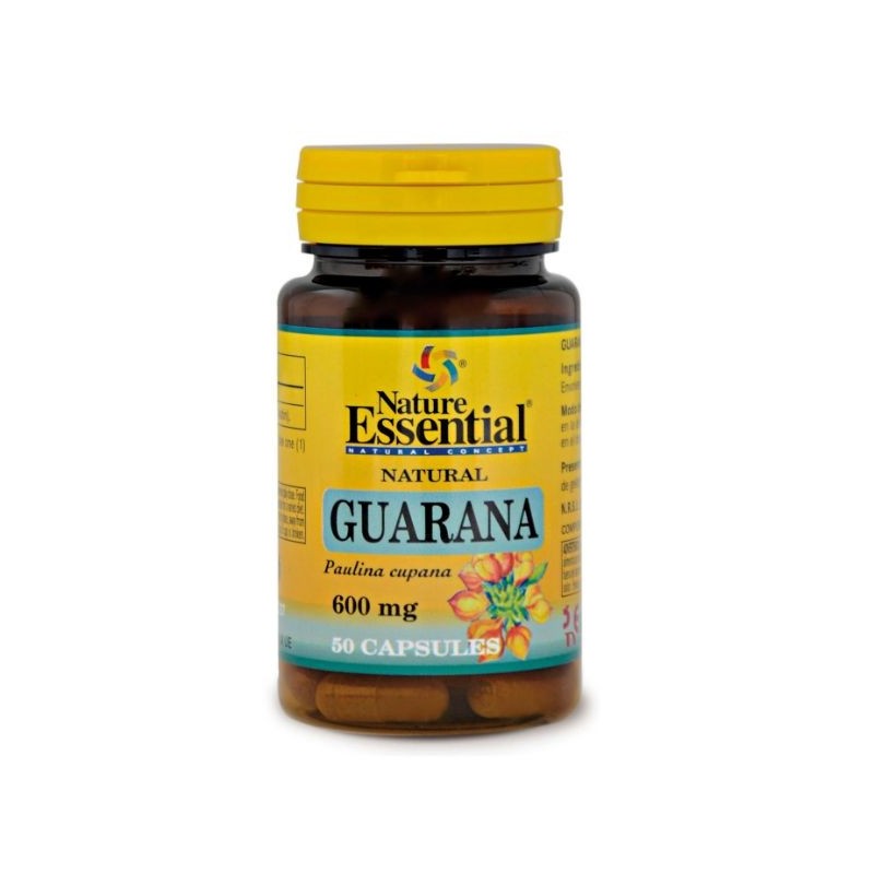 Comprar online GUARANA 600 mg 50 Caps de NATURE ESSENTIAL