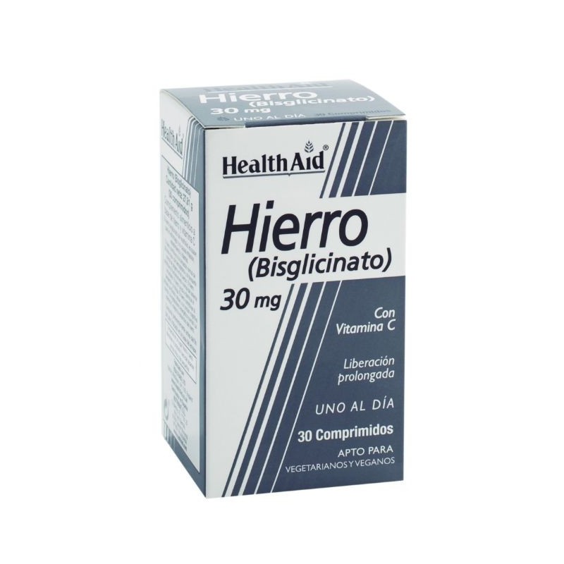 Comprar online HIERRO BISGLICINATO 30 mg 90 Comp de HEALTH AID