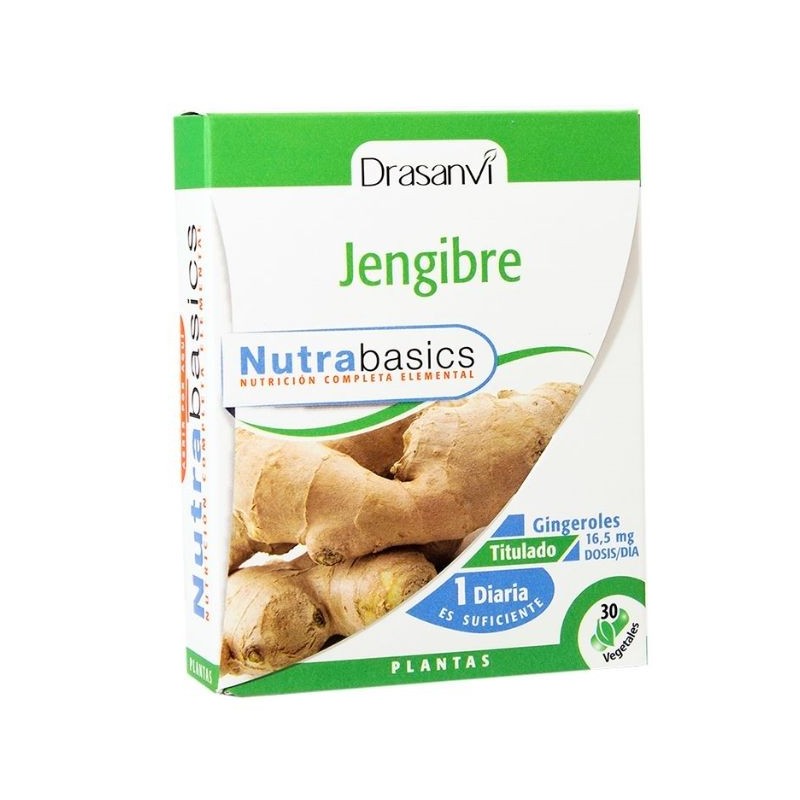 Comprar online JENGIBRE 30 Caps NUTRABASICOS de DRASANVI