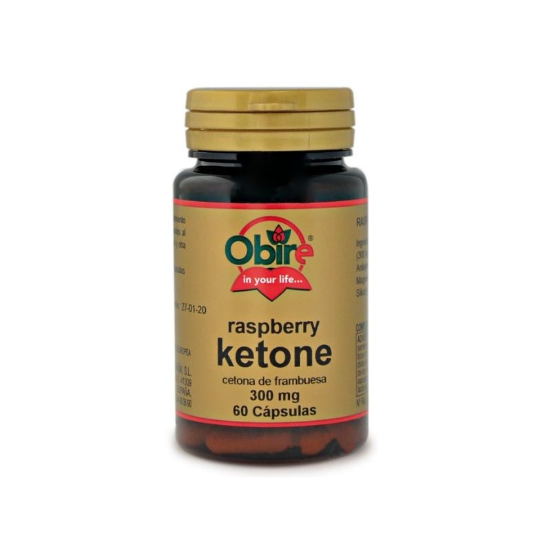 Comprar online KETONAS DE FRAMBUESA 300 mg 60 Caps de OBIRE