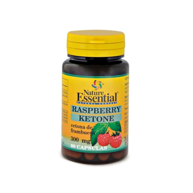 Comprar online KETONAS DE FRAMBUESA 300 mg 60 Caps de NATURE ESSENTIAL