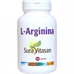 Comprar online L ARGININA 500 mg 50 Caps de SURA VITASAN. Imagen 1