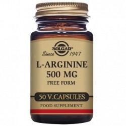 Comprar online L-ARGININA 500 mg 50 Vcaps de SOLGAR. Imagen 1