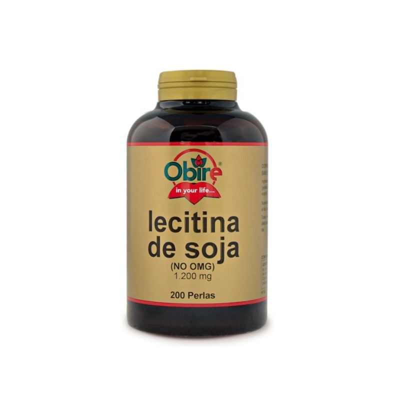Comprar online LECITINA DE SOJA 1200 mg 200 Perlas de OBIRE