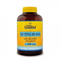 Comprar online LECITINA DE SOJA 1200 mg 150 Perlas de NATURE ESSENTIAL. Imagen 1