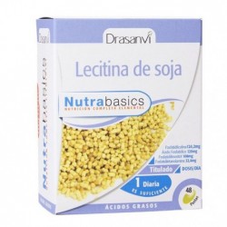Comprar online LECITINA SOJA 1200 mg 48 Perlas NUTRABASICOS de DRASANVI. Imagen 1