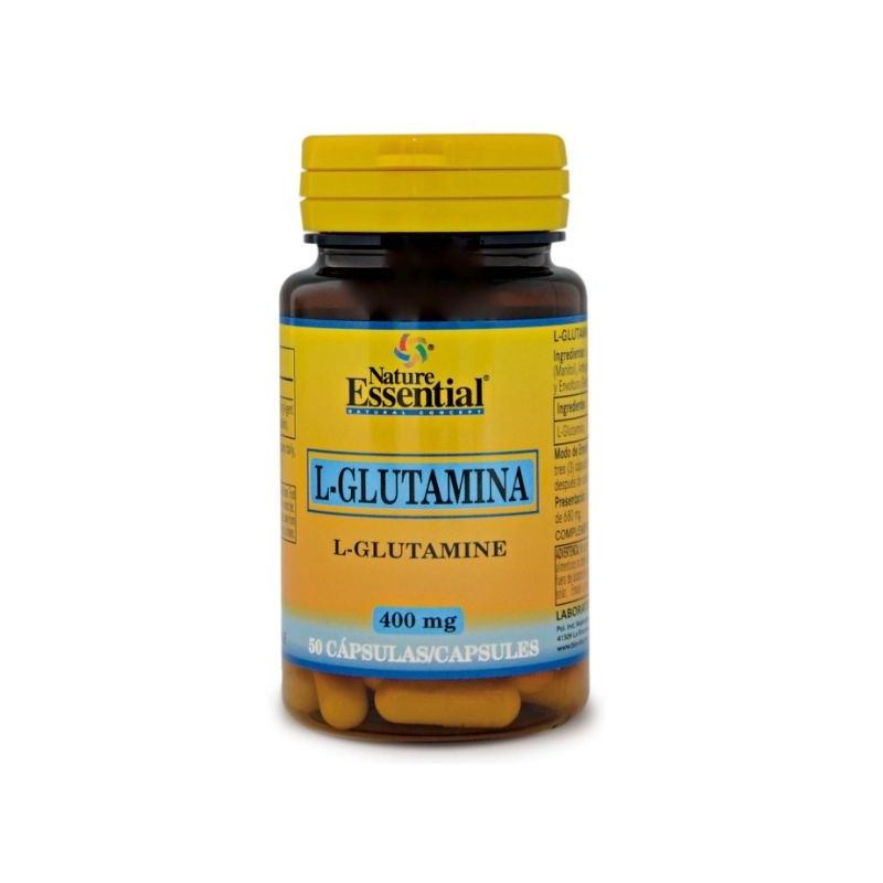 Comprar online L-GLUTAMINA 400 mg 50 Caps de NATURE ESSENTIAL