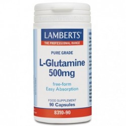 Comprar online L-GLUTAMINA 500 mg 90 Caps de LAMBERTS. Imagen 1