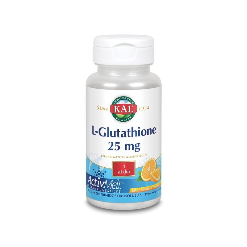 Comprar online L-GLUTATION 25 mg 90 Comp sublingulaes NARANJA de KAL