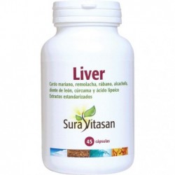 Comprar online LIVER 725 mg 45 Caps de SURA VITASAN. Imagen 1