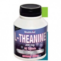 Comprar online L-TEANINA 200 mg 60 Comp de HEALTH AID. Imagen 1