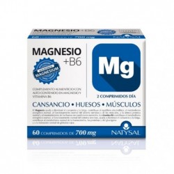 Comprar online MAGNESIO + B6 60 COMPR de NATYSAL. Imagen 1