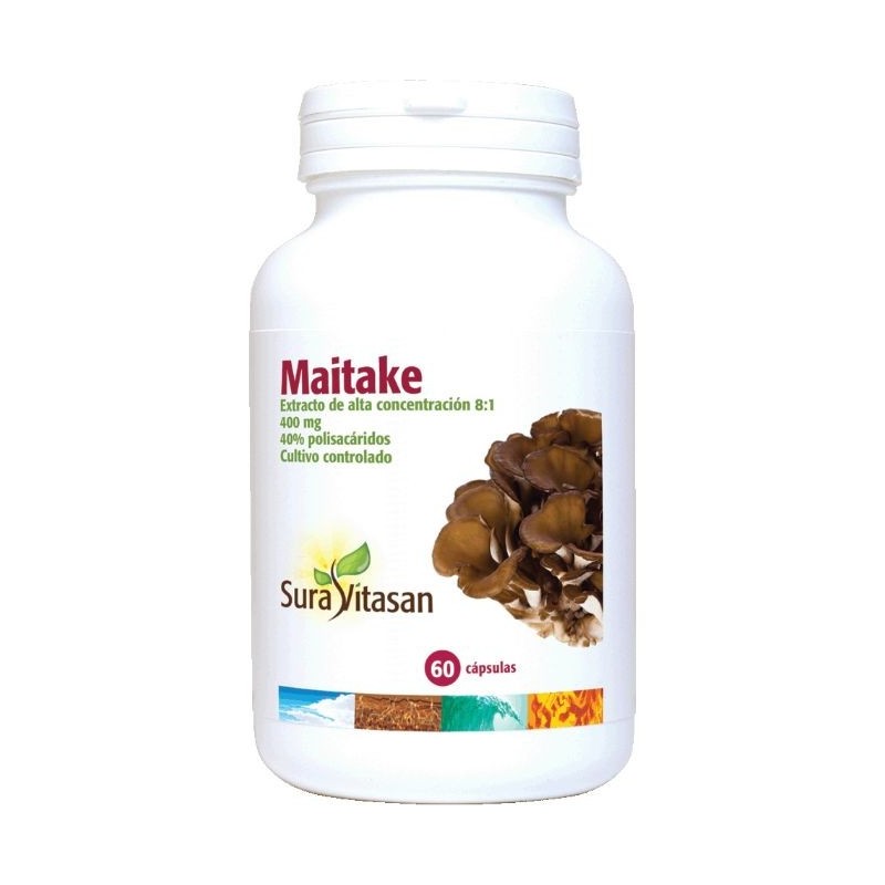 Comprar online MAITAKE 400 MG 60 Vcaps de SURA VITASAN
