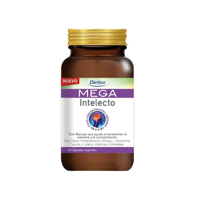 Comprar online MEGA INTELECTO 60 Vcaps de DIETISA