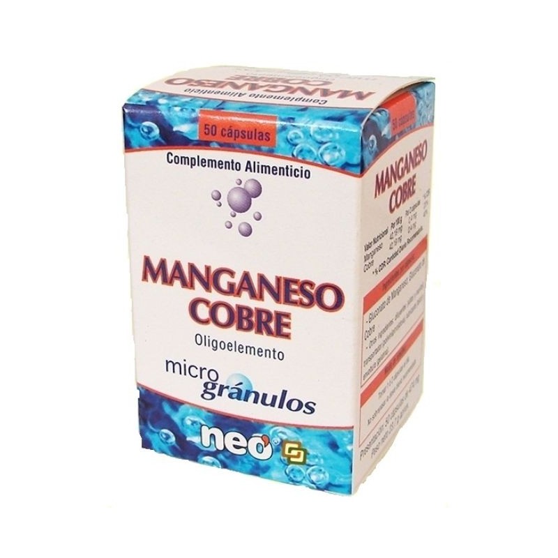 Comprar online MICROGRANULOS MANGANESO COBRE 50 Caps de NEO
