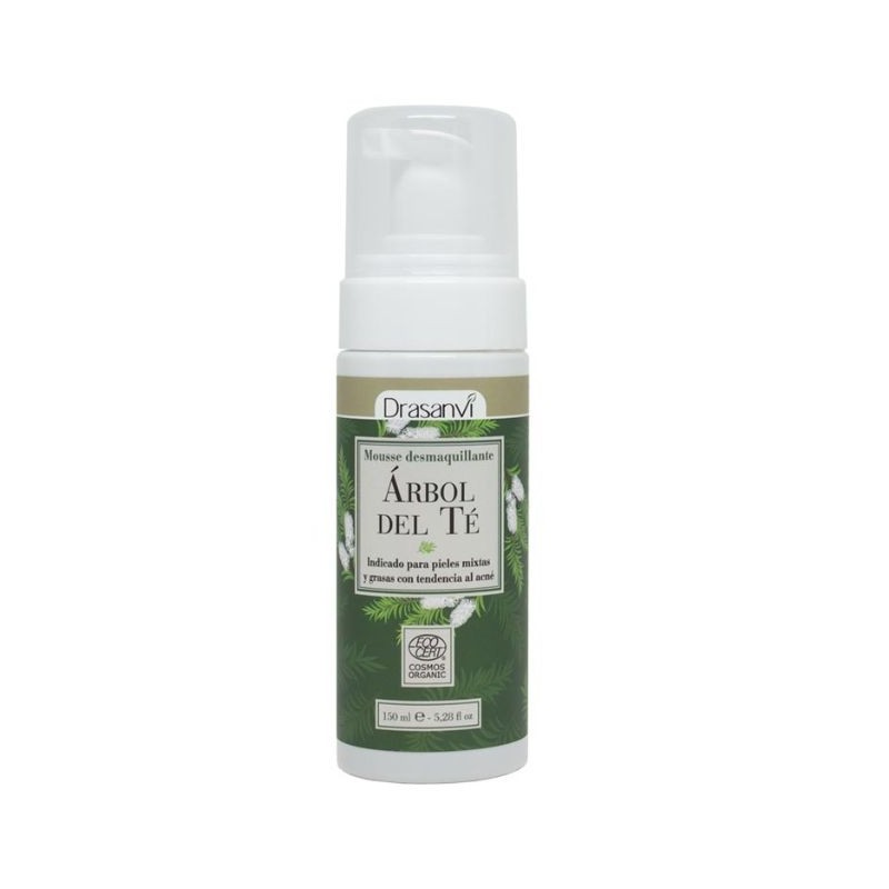 Comprar online MOUSSE DESMAQUILLANTE ARBOL TE ECOCERT BIO 150 ml de DRASANVI
