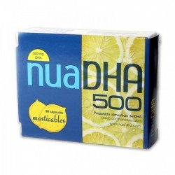 Comprar online NUADHA 500 mg LIMON 30 Caps Masticables de NUA. Imagen 1