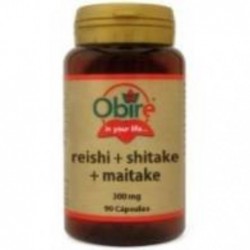 Comprar online REISHI+SHIITAKE+MAITAKE 300 mg 90 Caps de OBIRE. Imagen 1