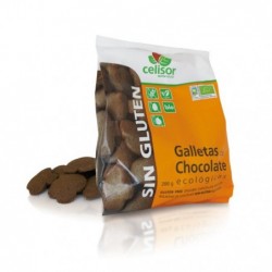 Comprar online GALLETAS DE CHOCOLATE 200 gr SIN GLUTEN de ALECOSOR SORIA NATURAL. Imagen 1