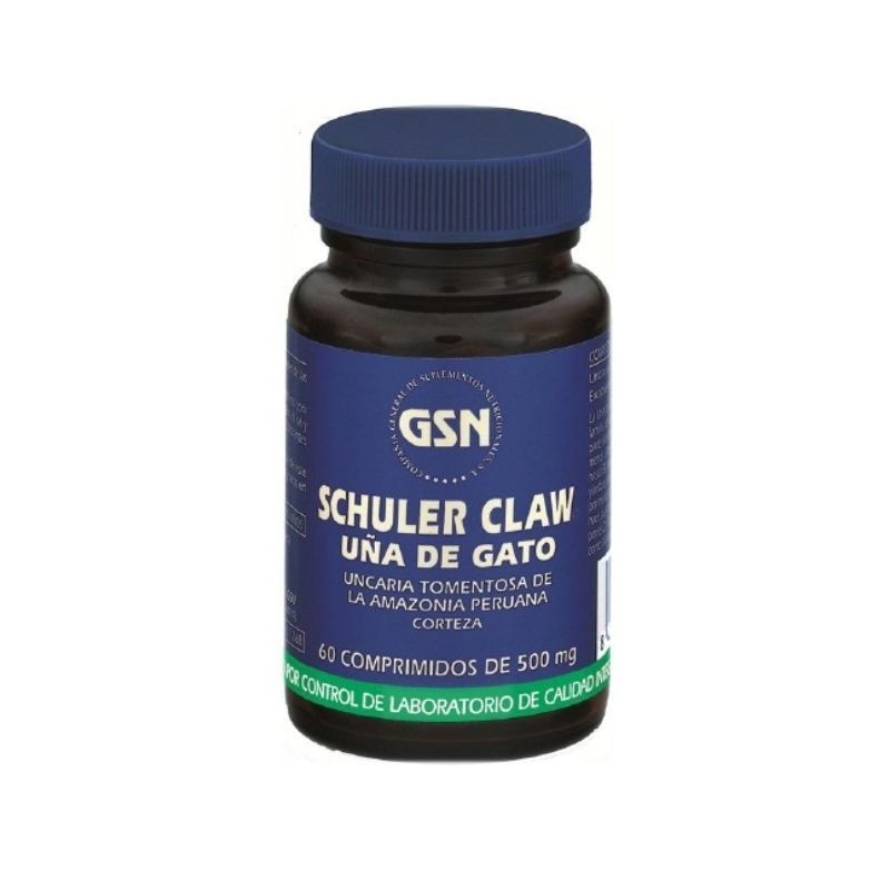 Comprar online SCHULER CLAW 500 mg 60 Comp UÑA GATO de GSN