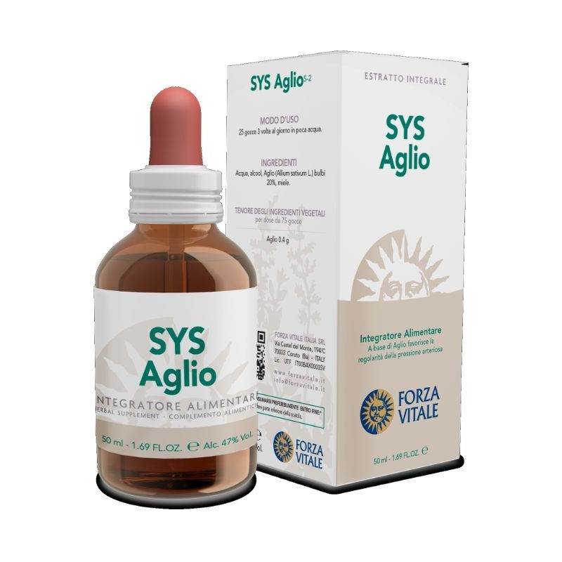 Comprar online SYS AGLIO (Ajo) 50 ml de FORZA VITALE
