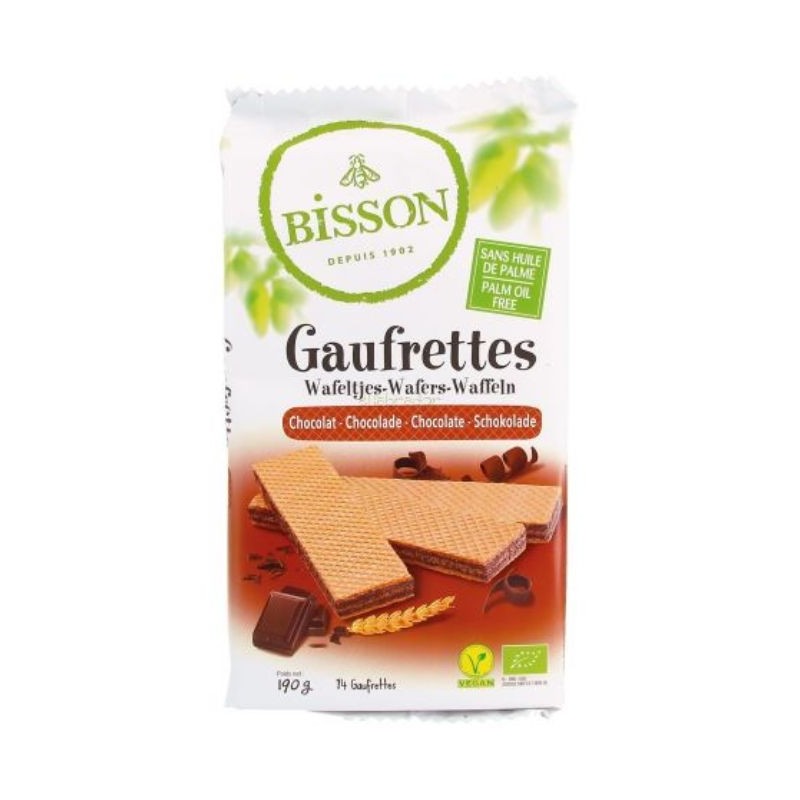 Comprar online GAUFRETTES CHOCOLATE 190 g de BISSON. Imagen 1