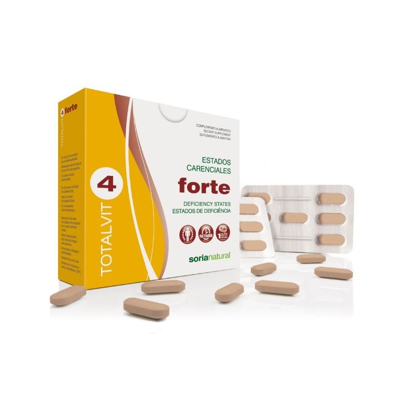 Comprar online TOTALVIT 4 FORTE 1035 mg 28 Comp de SORIA