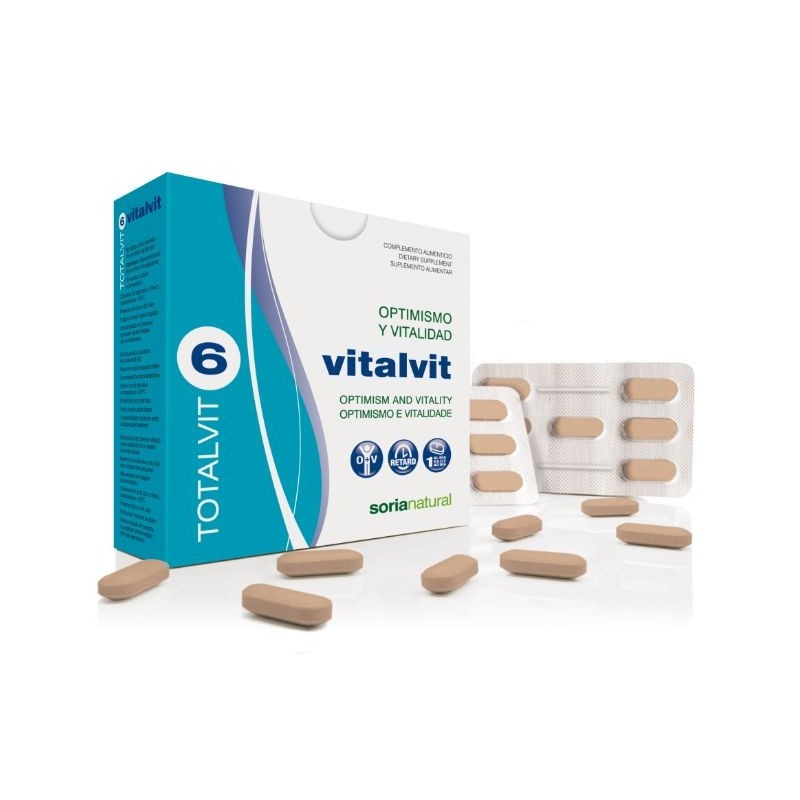 Comprar online TOTALVIT 6 VITAVIT 910 mg 28 Comp de SORIA