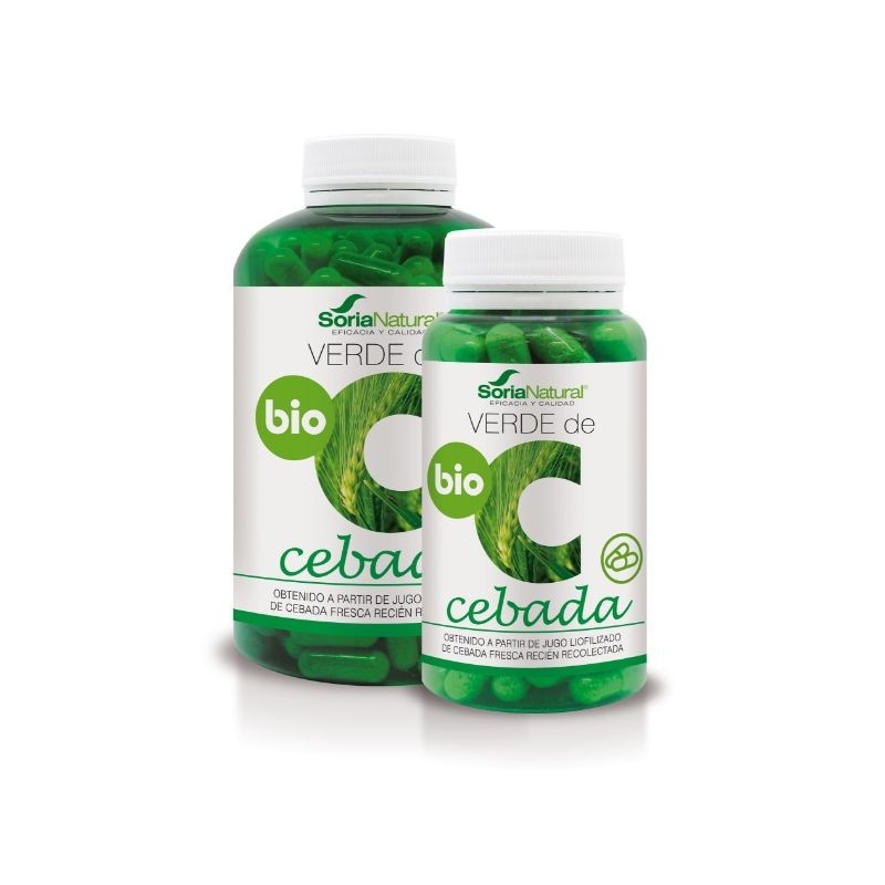 Comprar online VERDE CEBADA 630 mg 80 Caps de SORIA