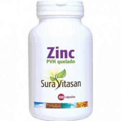 Comprar online ZINC PVH QUELADO 25 mg 100 Caps de SURA VITASAN. Imagen 1
