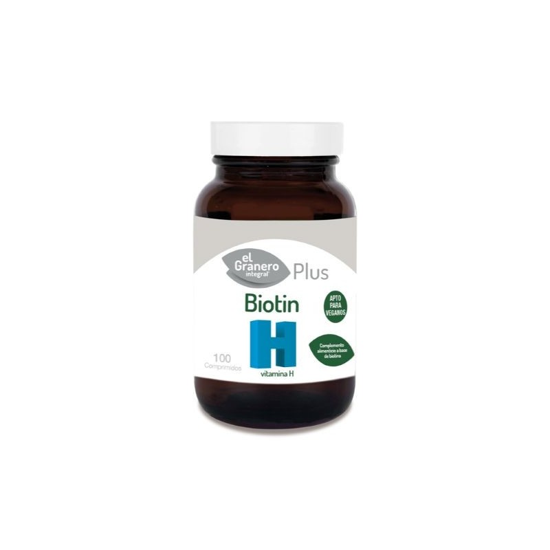 Comprar online BIOTIN (BIOTINA VITAMINA H) 310 mg 100 Comp de GRANERO SUPLEMENTOS