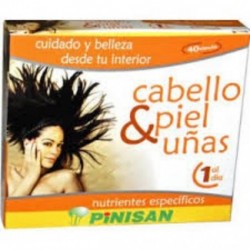Comprar online CABELLO PIEL UÑAS 40 Caps de PINISAN. Imagen 1