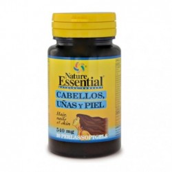 Comprar online CABELLOS UÑAS & PIEL 540 mg 30 Perlas de NATURE ESSENTIAL. Imagen 1