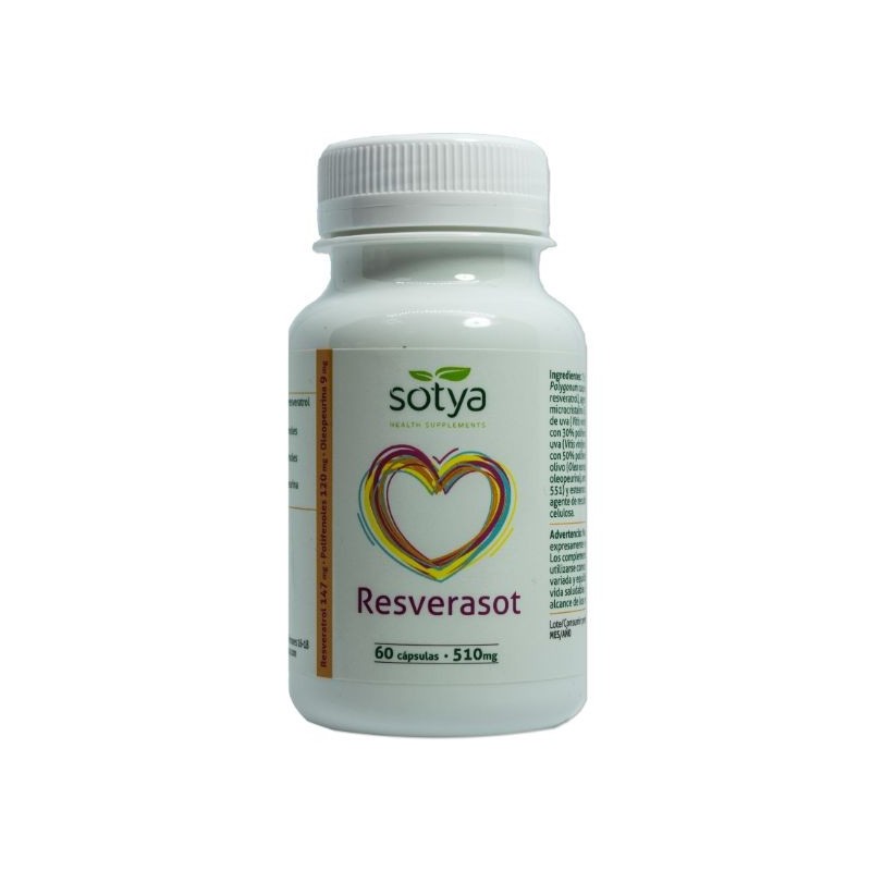 Comprar online RESVERASOT 510 mg. 60 Caps de SOTYA BESLAN