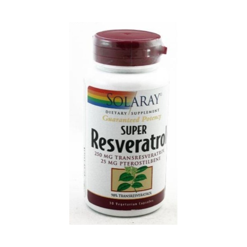 Comprar online SUPER RESVERATROL 250 mg 30 Caps de SOLARAY