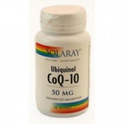 Comprar online UBIQUINOL Co-Q10 50 mg 30 Caps de SOLARAY. Imagen 1