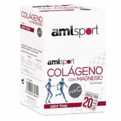 Comprar online COLAGENO CON MAGNESIO + VIT C 20 Sticks de AMLSPORT. Imagen 1
