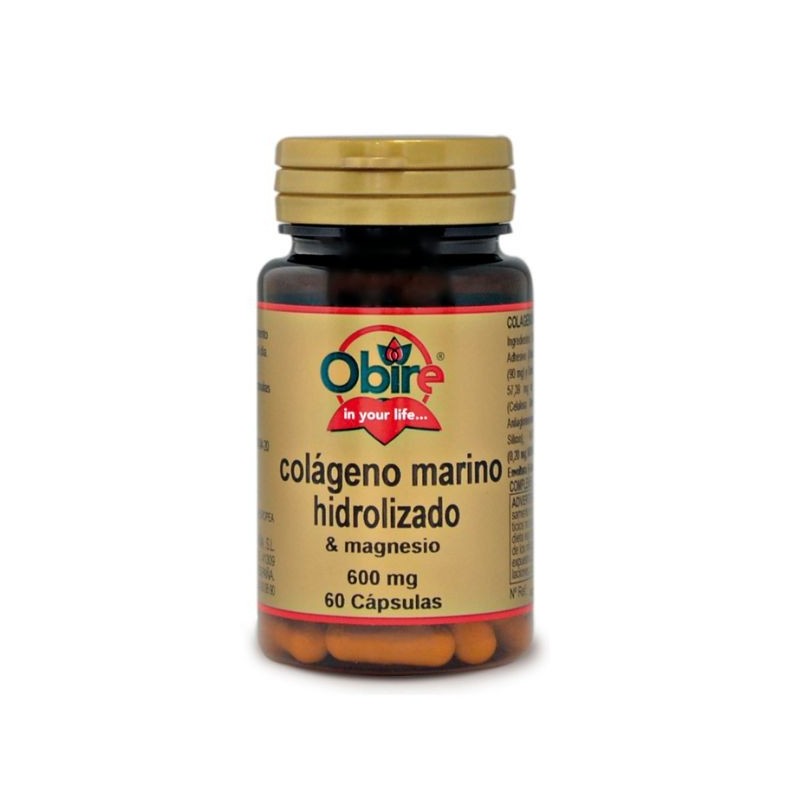Comprar online COLAGENO HIDROLIZADO + MAGNESIO 600 mg 60 Caps de OBIRE